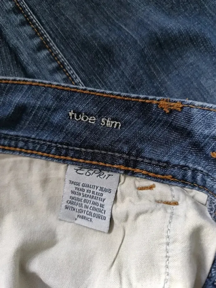 Jean Esprit coupe tube slim ,taille basse ,extensible - photo numéro 12
