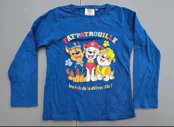 Tee-shirt ML  8 ans fille paw patrol