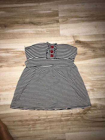 Haut sans bretelle marin