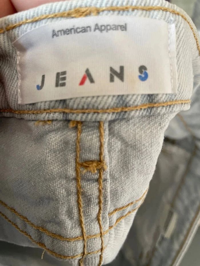 short American Apparel bleu clair taille S - photo numéro 3