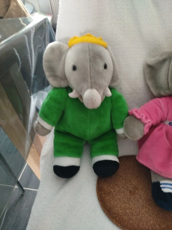 Peluche Céleste et Babar - photo numéro 3