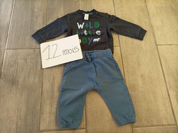 Lot n°240 Ensemble jogging Baby Club 12 mois