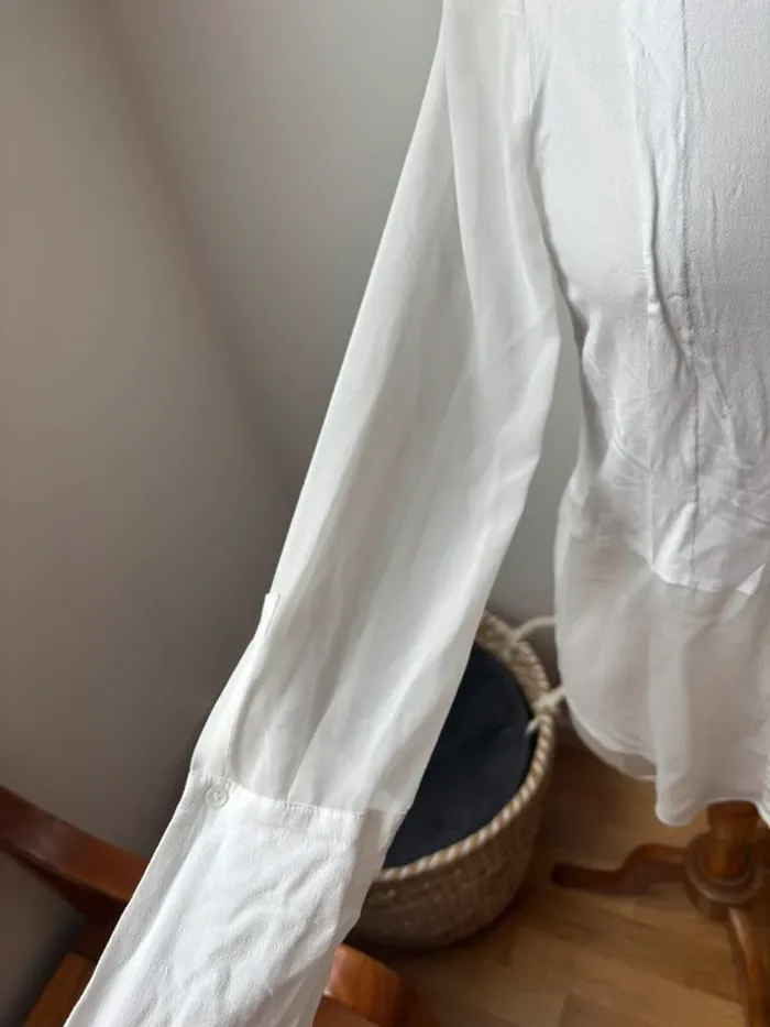 🤍 Blouse blanche Claudie Pierlot – T38 - photo numéro 7