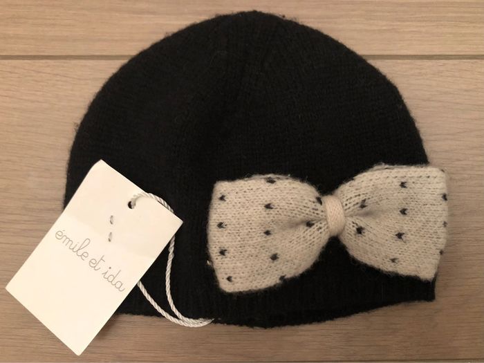 Bonnet en laine T-2 Émile et Ida T-6/12 mois