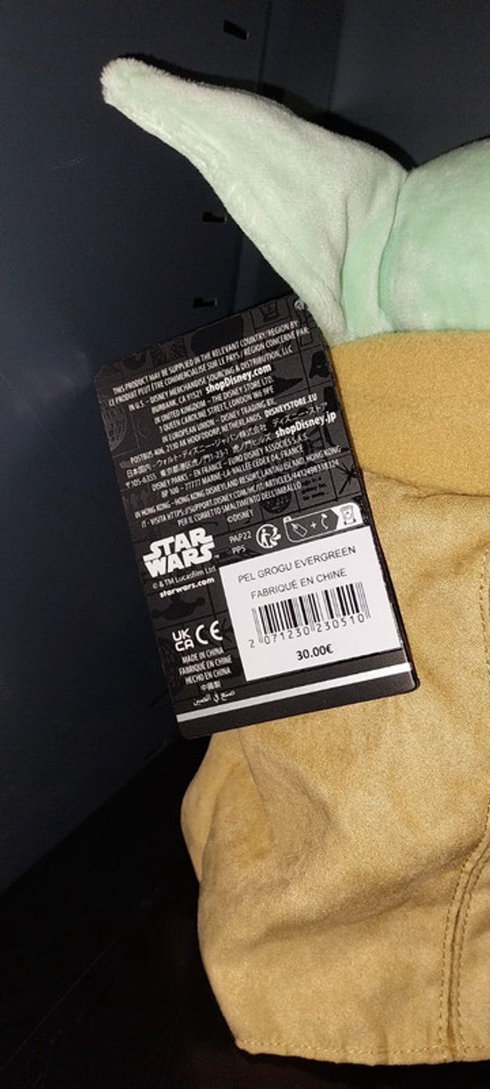 Peluche Grogu StarWars Disney - photo numéro 4