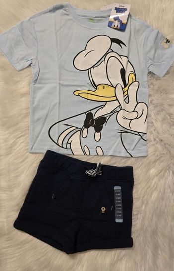 NEUFS (NON PORTÉS) 🏷💙😍🤩 Teeshirt mc et short 4 ans garçon 🤩😍💙🏷