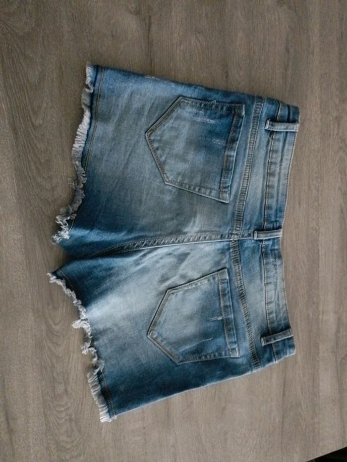 Short  jean a fourche Arkitect Taille 36 en viscose - photo numéro 4