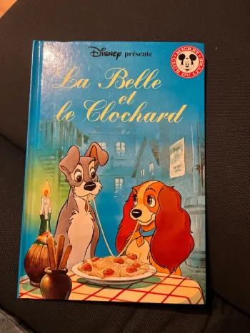 Livre pour enfants Disney la belle et le clochard