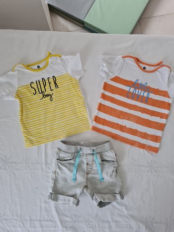 Ensemble 3 pièces grain de blé 12 mois