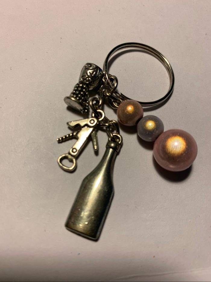 Porte clé amateur de vin - photo numéro 2