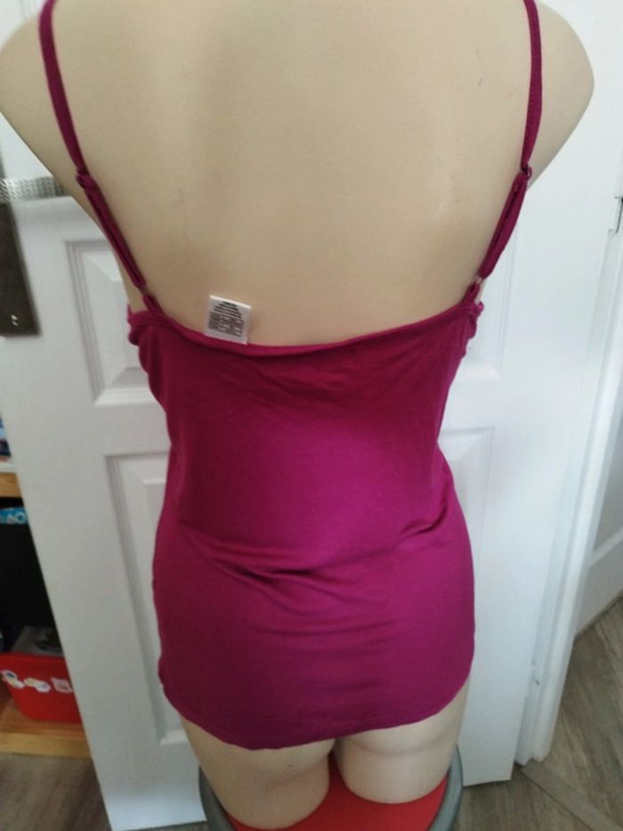 Débardeur rose a paillettes taille 42/44 - photo numéro 3