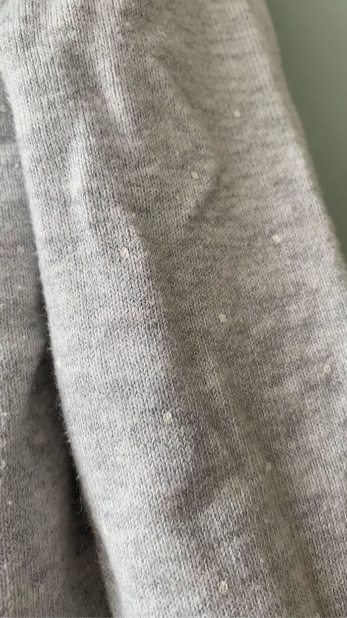 Gilet gris perle à pois - photo numéro 4