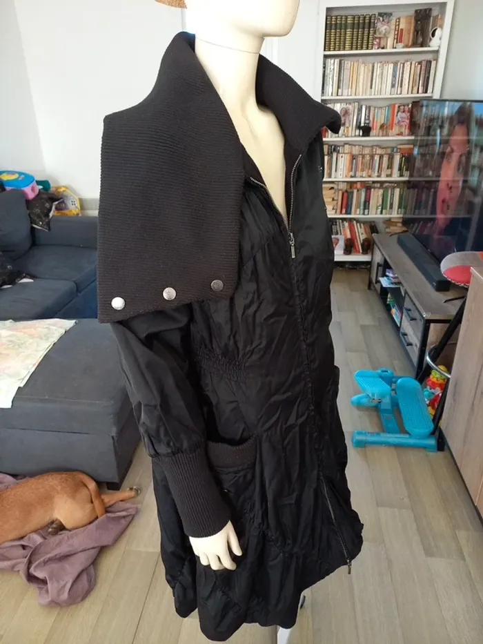 Manteau noir femme 44/46 - photo numéro 7