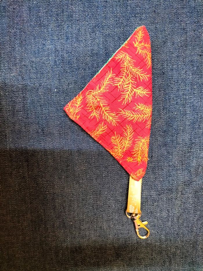 Porte-clés artisanal thème Noël - photo numéro 2