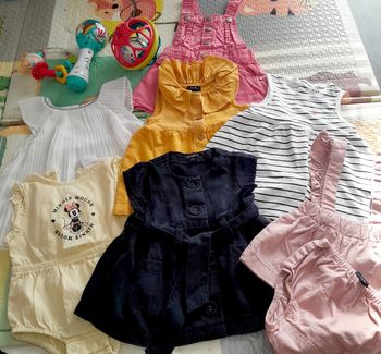 Lot robes été bebe fille 1mois