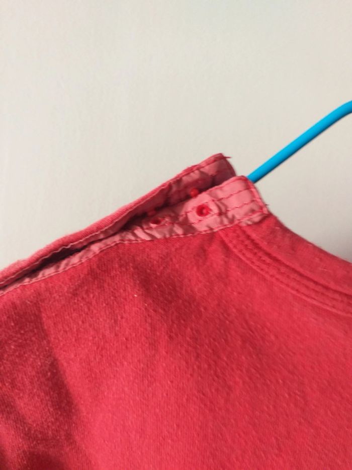 Haut de pyjama rouge - photo numéro 4