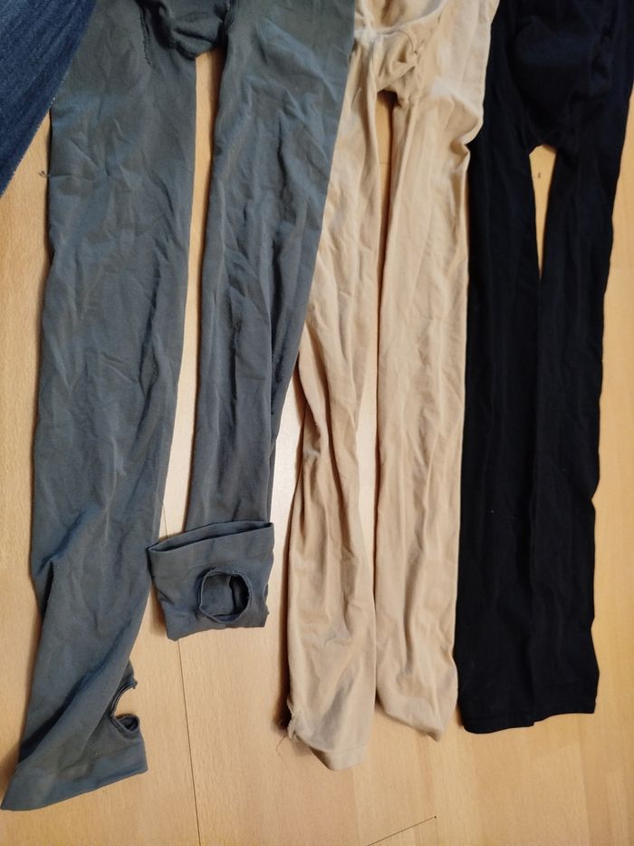 Lot de 3 collants sans pieds spécial grossesse - photo numéro 2