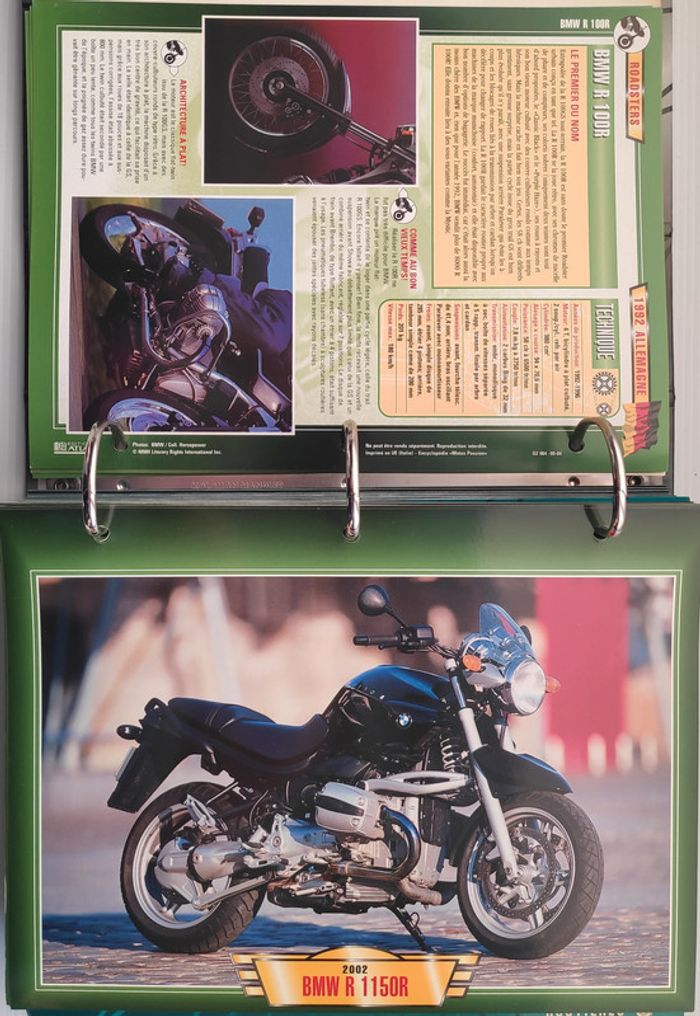 Classeur Motos Passion - Roadsters & Routières (217 fiches) - photo numéro 4