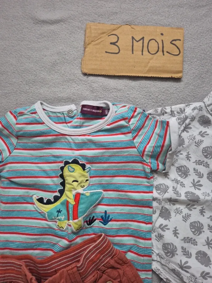 Lot bébé garçon 3 mois été - photo numéro 4