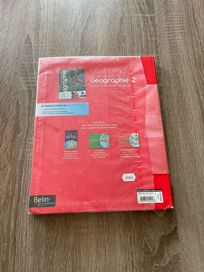 Livre seconde 🥰 géographie - photo numéro 2