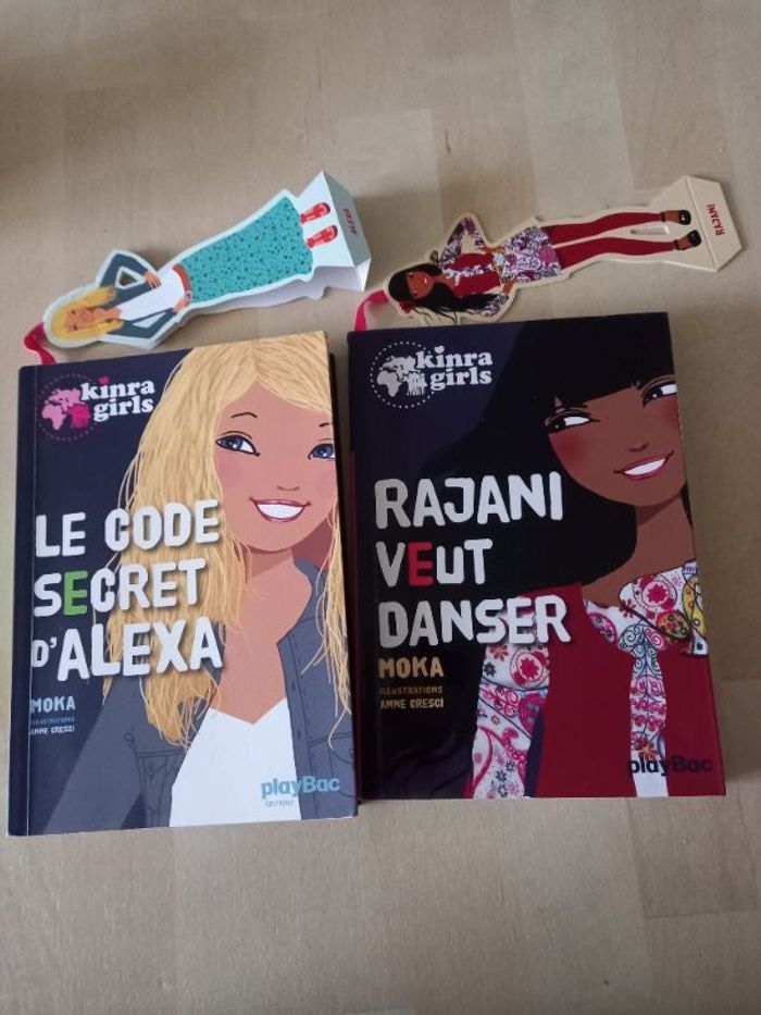 Lot de 2 livres kinra girls
