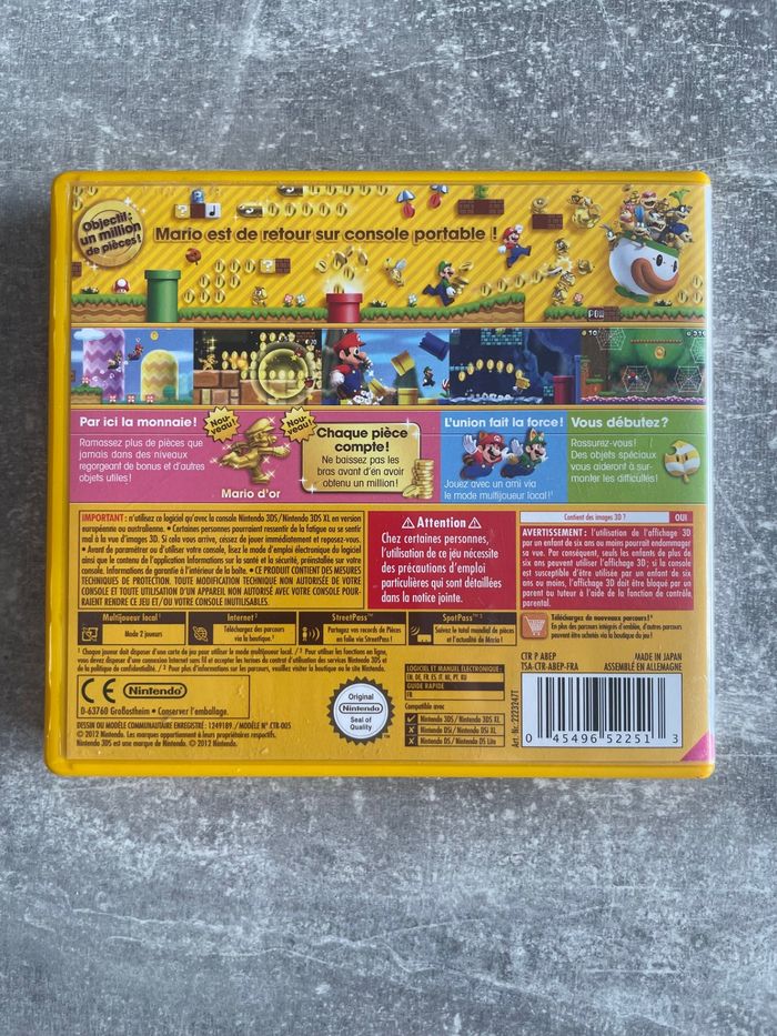 Jeu pour Nintendo 3DS, New super mario bros 2 en français. - photo numéro 3