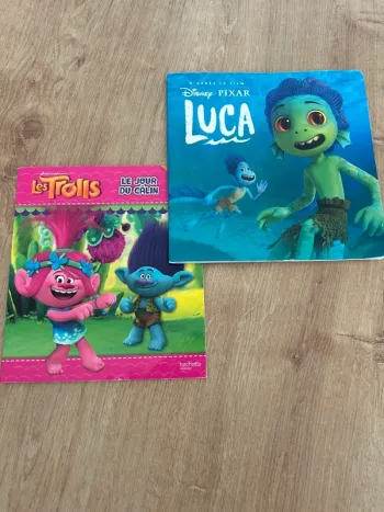 Lot livres Luca et les trolls