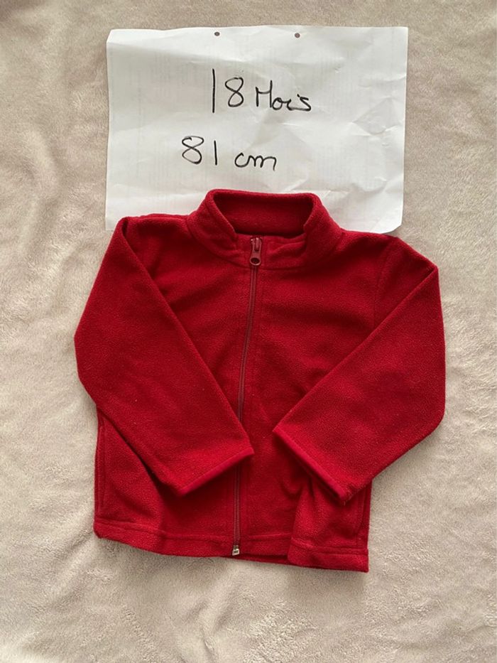 Lot de 2 gilets polaire chauds - 18 mois - In extenso & autre - TBE - photo numéro 2