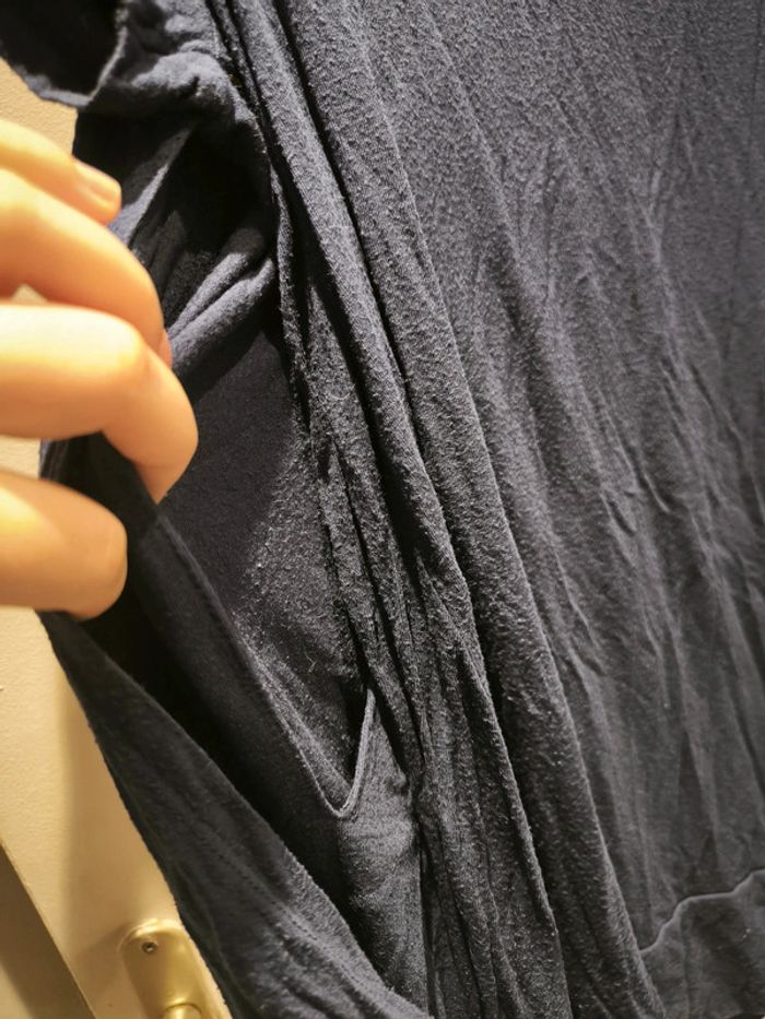 Teeshirt bleu marine de grossesse - photo numéro 5