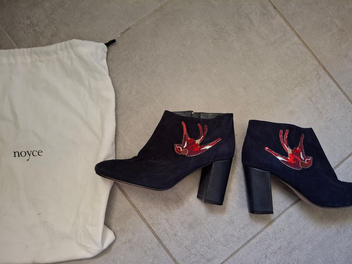 Special rentrée ! Bottines cuir synthétique neuve avec hirondelle T37ÿ