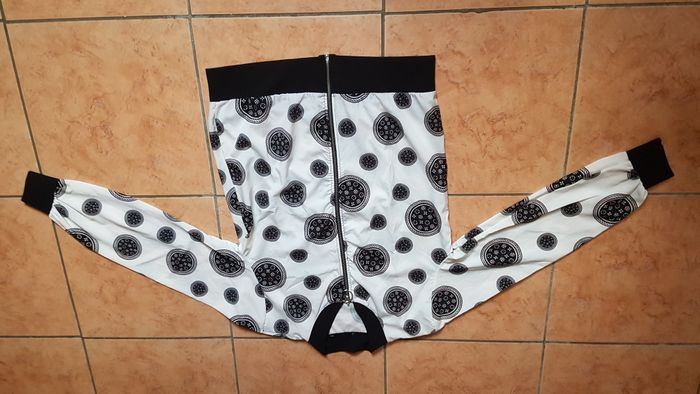 Veste légère été femme 38-40 blanche et noire
