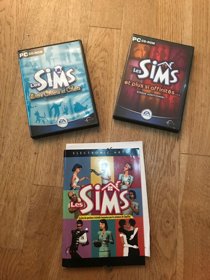 Les Sims : et plus si affinités et Entre chiens et chats (Lot 2 CD ROOMs) - photo numéro 1