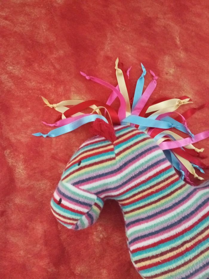 Grand cheval multicolore Jellycat - photo numéro 2