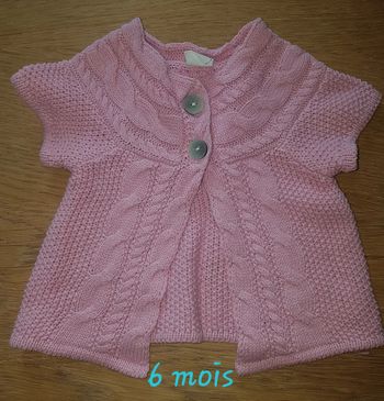 Gilet fille 6 mois