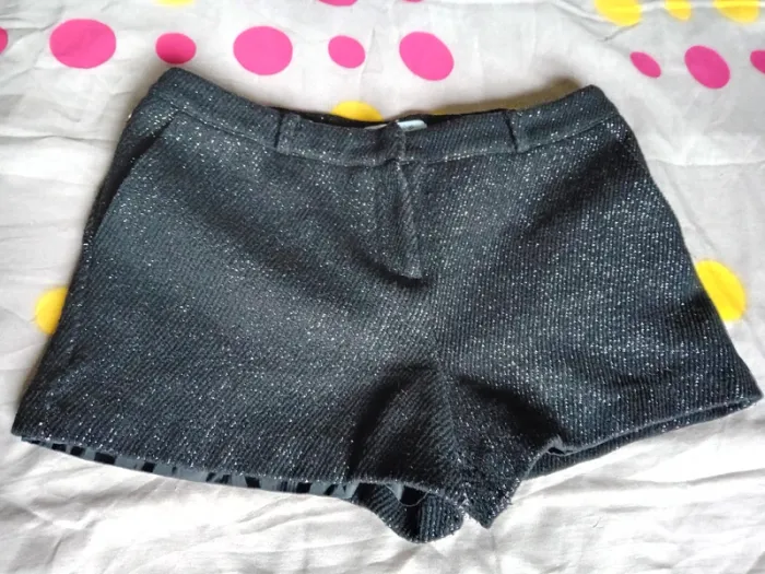 Mini short noir pailleté Bonobo T38