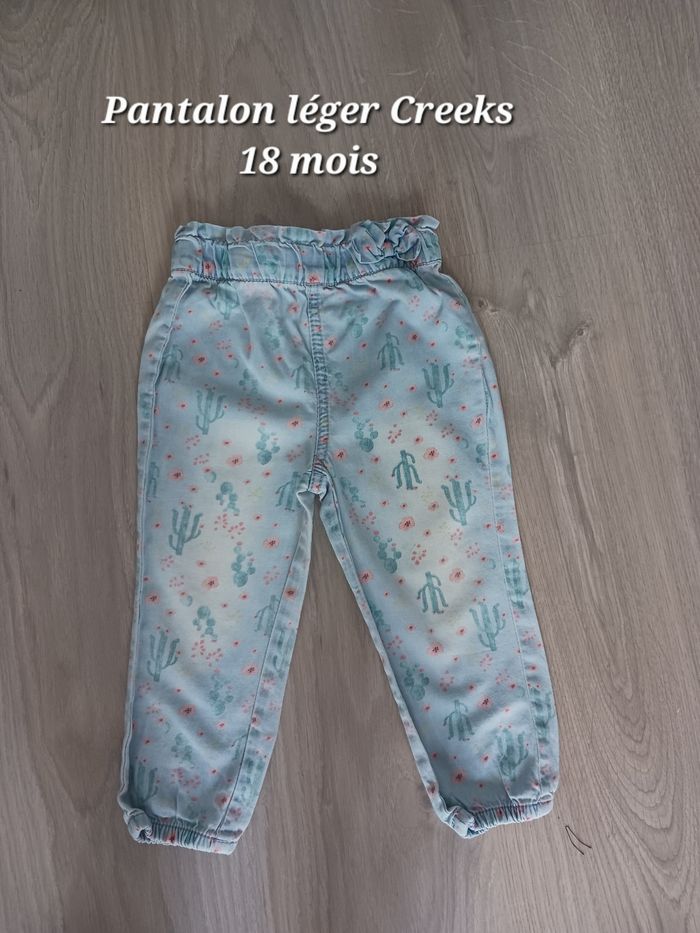 Pantalon léger Creeks 18 mois