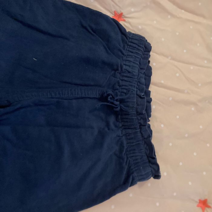 Pantalon velours bleu marine - photo numéro 2