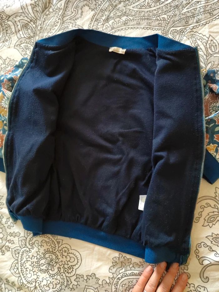 Gilet zippé imprimé lc kids 8 ans - photo numéro 5