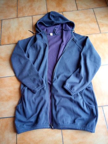 sweat long Domyos doublure polaire violine L