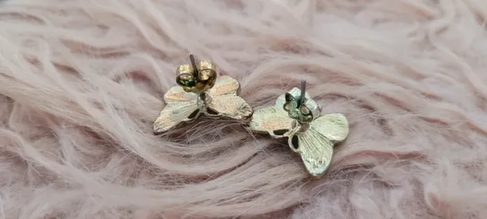 Boucles d'oreilles papillons - photo numéro 4