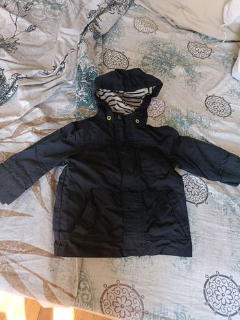 Veste 2 en 1 bleue marine