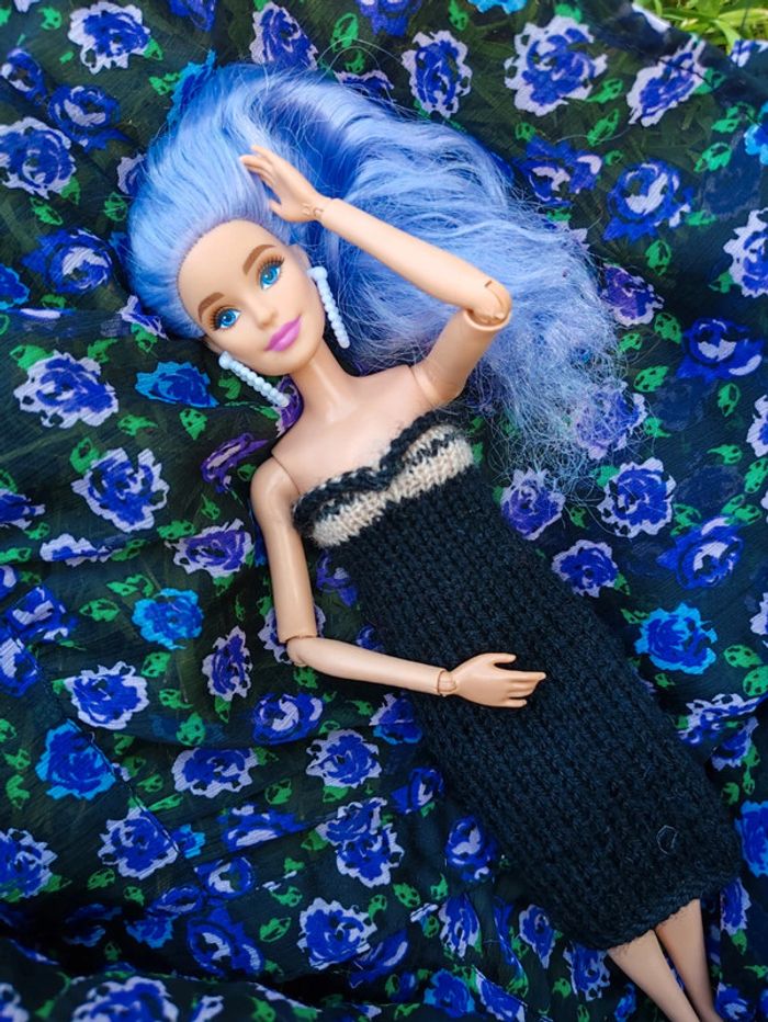 Robe bustier pour barbie