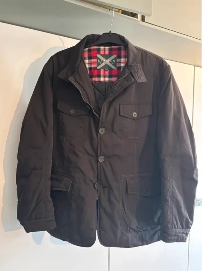 Veste matelassé noire imperméable T50