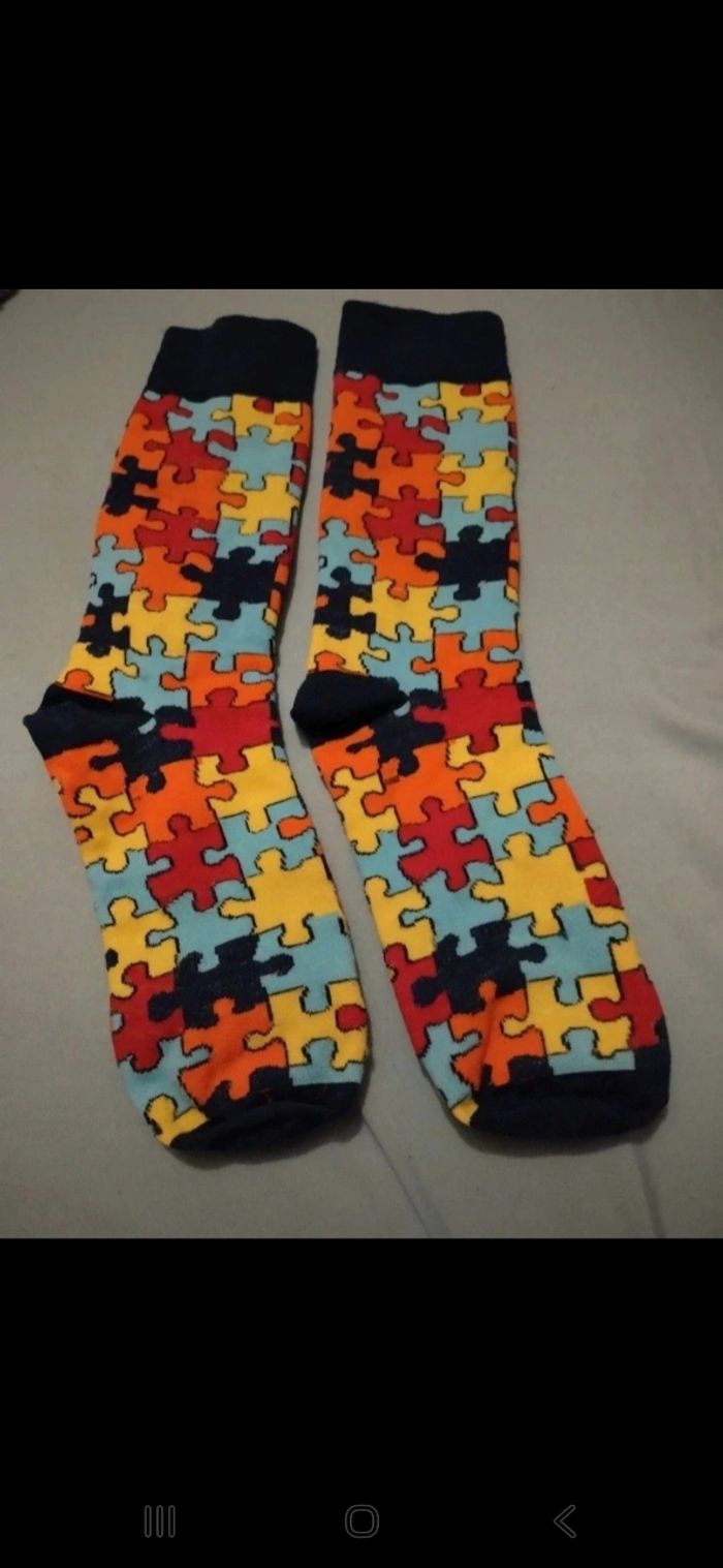 Chaussettes puzzle taille unique