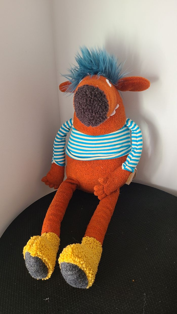 Les Schmouks Peluche orange Pidou - photo numéro 4