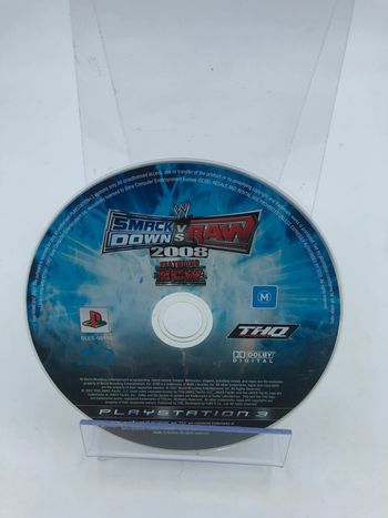 Jeu vidéo Smack Down 2008 featuring ECW sur console PlayStation 3