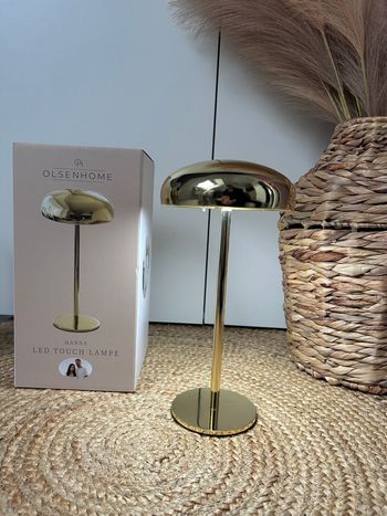 Lampe LED tactile dorée – Neuve (jamais utilisée)