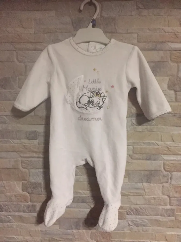 Pyjama blanc Disney baby 3M