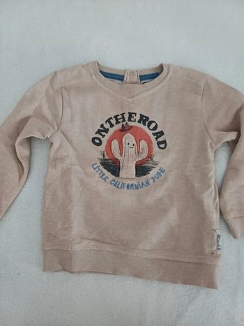 Sweat beige 2 ans kiabi