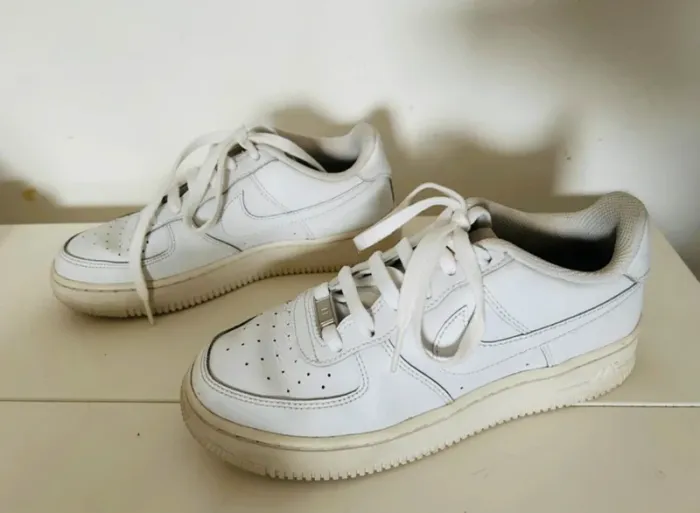 Nike basket chaussures air force 1 blanche pointure 37,5 - photo numéro 3